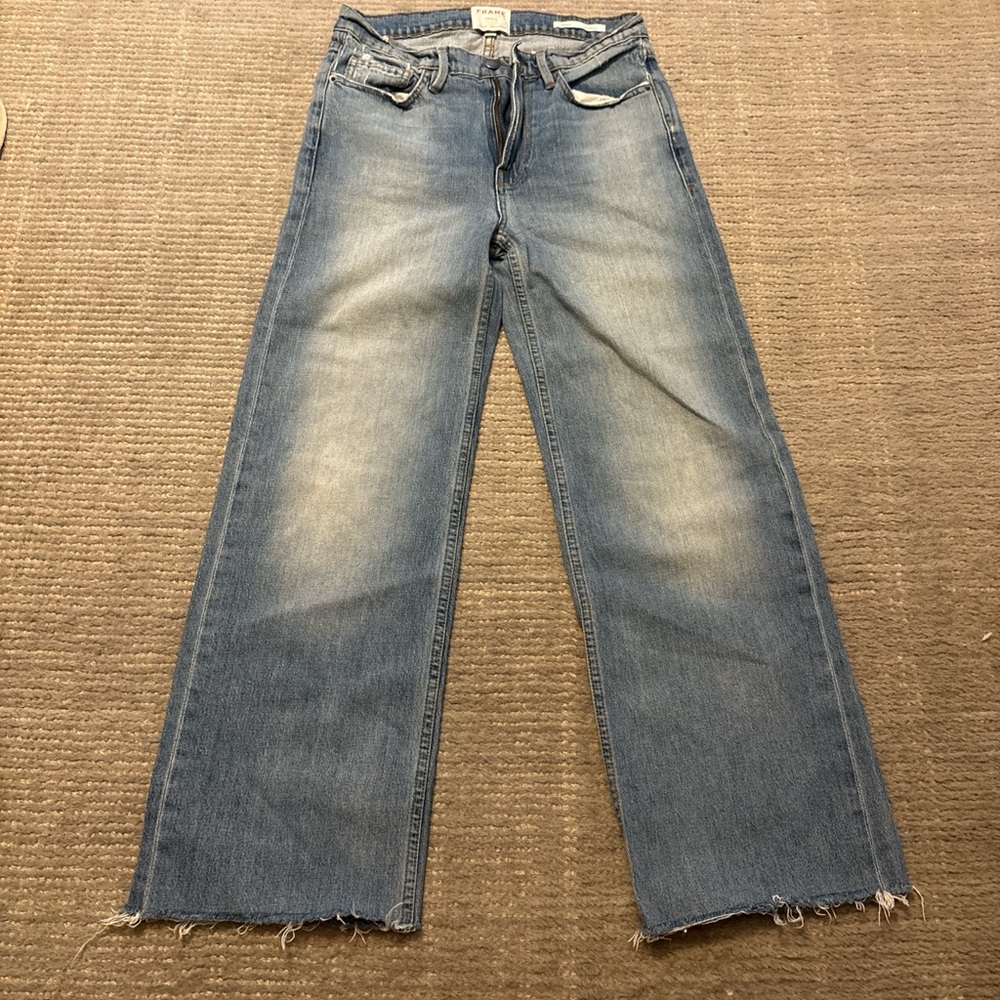 Frame Denim Light Blue Flare Jeans